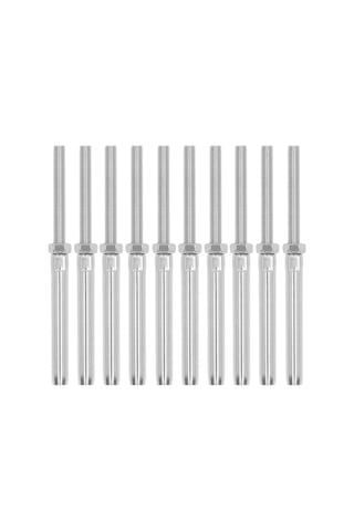 Padalink 10 Adet Paslanmaz Çelik Tel Tutan Vida Seti - M5 3mm, Korozyona Dayanıklı, Yüksek Mukavemetli, Endüstriyel/warehouse Kullanıma Uygun