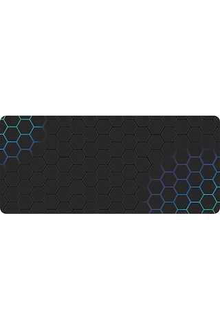 Cbtx 400x1000x3mm Kaymaz Kauçuk Mouse Pad Şık Petek Desenli Masaüstü Mat - Stil 8