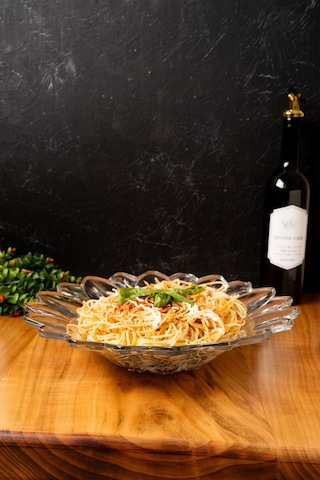 Mest Çiçek Model Cam Makarna Kasesi - Modern Ve Estetik Tasarım Çok Renkli