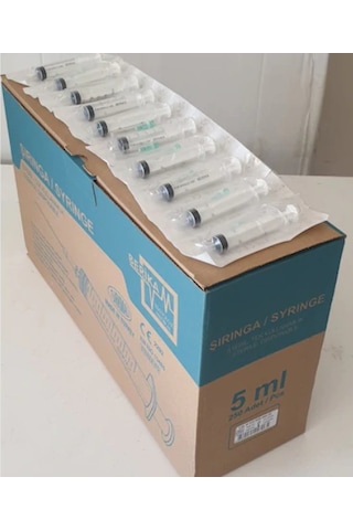Berika Enjektör Yeşil Uçlu 21 G 250 x 5 CC Berika Enjektör Yeşil Uçlu 21 G 250 x 5 CC