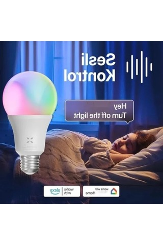 Akıllı Wi-fi Rgb Led Ampul, Mobil Uygulama İle Kontrol Edilir