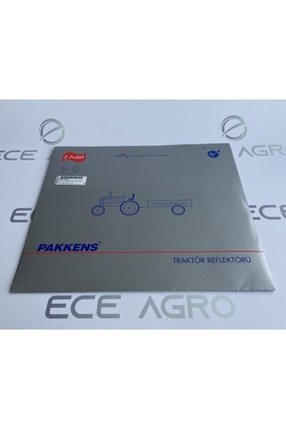 Pakkens Traktör Römork Üçgen Reflektör E37 2 Adet
