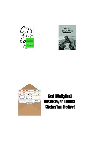 Peder Brown'ın Bilgeliği + Peder Brown'ın Masumiyeti + Okuma Sticker'ları