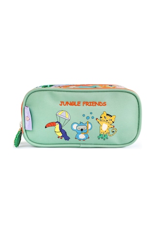 Milk & Moo Jungle Friends Çift Bölmeli Kalem Kutusu