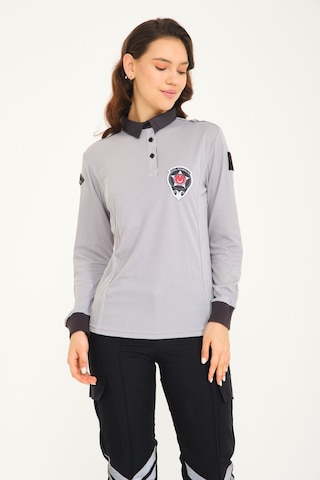 Yeni Tip Kamu Özel Güvenlik Kışlık Kadın Sweatshirt Gri