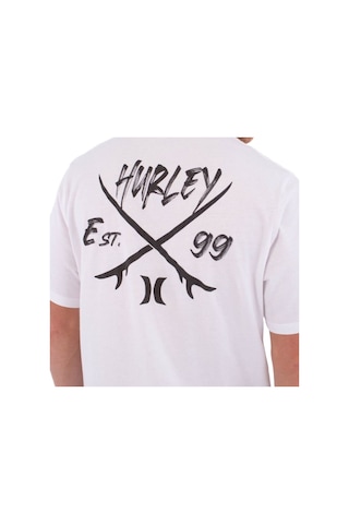 Hurley Hurley Printing Press Evy Erkek Beyaz Tişört 908