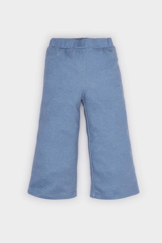 DeFacto Kız Bebek Wide Leg Jean Görünümlü Pantolon F4945A525SMBE54 Mavi