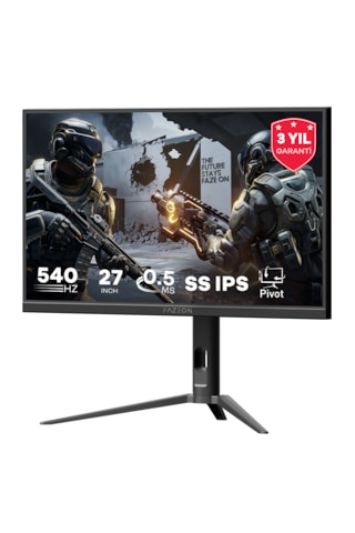 Fazeon X27F540 27" 540 Hz 0.5 Ms Fast IPS FHD RGB Gaming Monitor