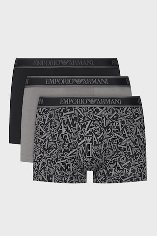 Emporio Armani Logolu Streç Pamuklu 3 Pack Boxer Erkek Boxer Em000370 Af10779 Mc198 Lacivert
