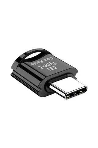 Go Des Ac-54 Type-c Çıkışlı Otg Sd Hafıza Kart Okuyucu Siyah