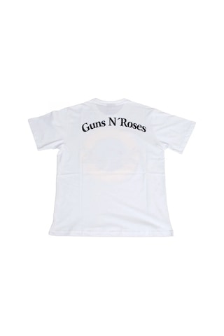 Guns N Roses Tişört Beyaz Çok Renkli