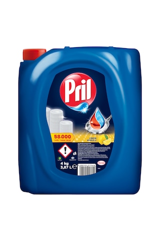 Şeylişeyler Pril Sıvı Bulaşık Deterjanı Limon 4 Lt 1 Adet