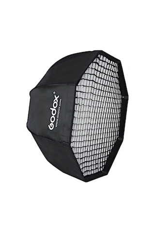 Godox - Sb-gue Octa 120cm Gridli Şemsiye Softbox Gri