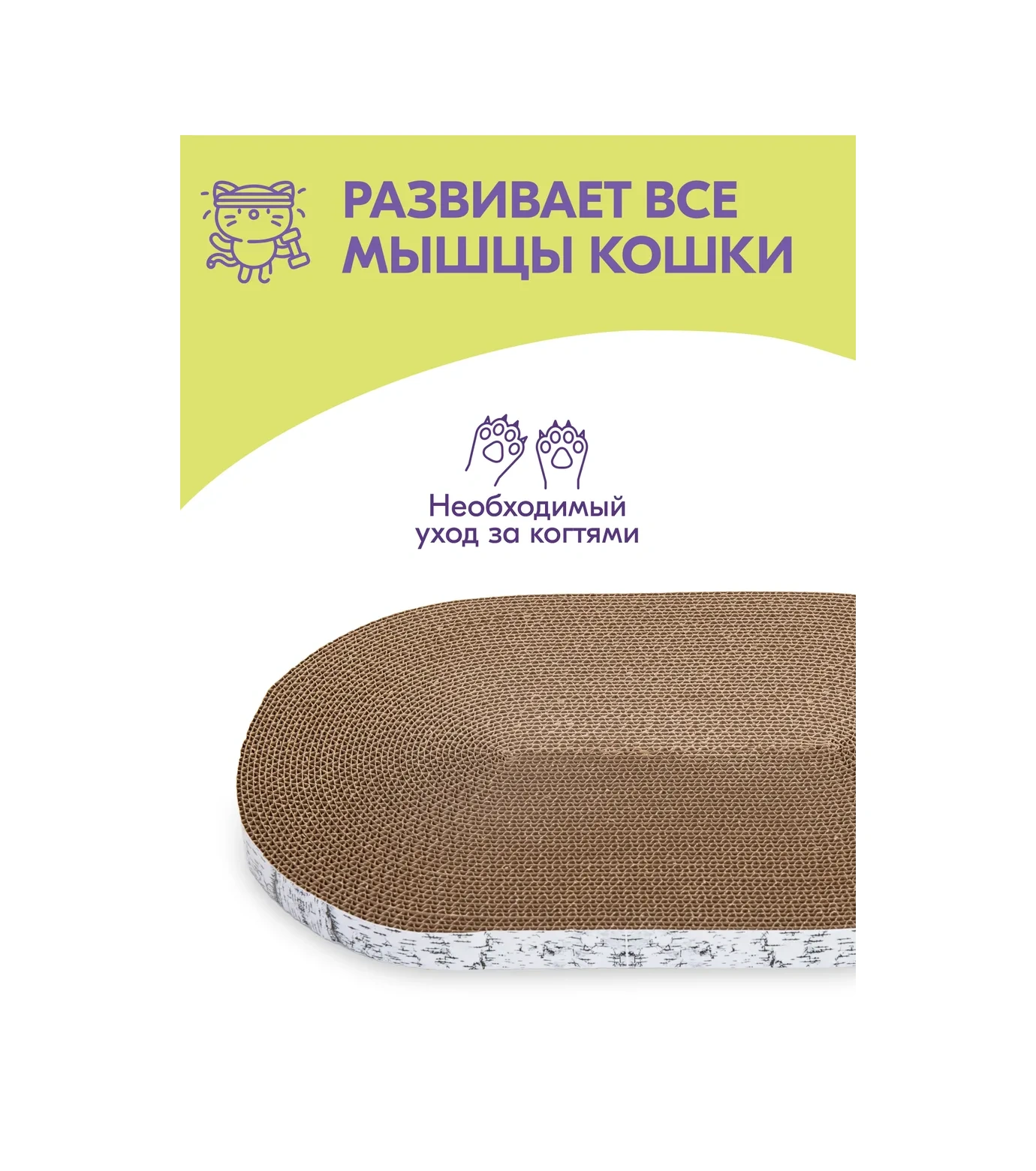 Pettails Kediler İçin Karton Yer Tırma Tahtası, Kedimantolu. Farklı Çeviri Seçenekleri: - Kediler İçin Karton Yer Tırn