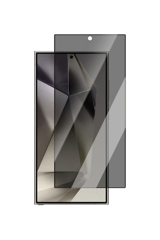 Galaxy S24 Ultra Uyumlu Caseworld Hd Serisi 0.25mm Privacy Hayalet Temperli Cam Ekran Koruyucu