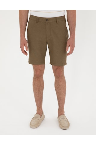 Pierre Cardin Erkek Haki Şort / Bermuda 50291519-vr027 Haki