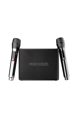 Mıcrolab M60 Vega, 100w, Taşınabilir, Bt/usb/aux/tf/type-c, Rgb Işıklı, 15000mah Batarya, 2adet Mikrofon, Karaoke/parti, Bluetooth Speaker,