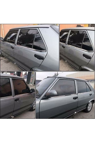 Tofaş Doğan Şahin Krom Cam Çıtası 6 Parça Paslanmaz Krom Çelik Sa