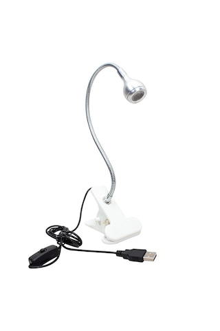 Beyaz 5v Esnek Usb Güç Led Masa Lambası Mercekli Süper Parlak Çalışma Lambası Bükülebilir Beyaz