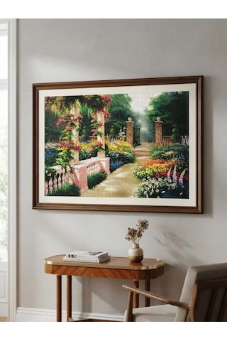 Renkli Yol Ve Botanik Bahçesi İkili Set - 1000 + 500 Parça İkili Puzzle Seti