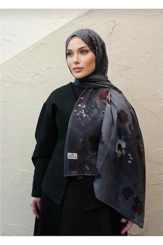 Efdal Şal Eşarp Efdal Romance Şal siyah