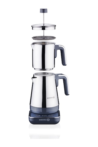 Korkmaz Moderna Elektrikli Çaydanlık Grikrom