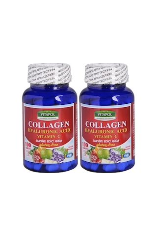 Vitapol Collagen Hyaluronic Acid Vitamin C 2x100 Tablet