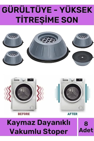 Yeni Sezon Gürültü Engelleyici Titreşim Önleyici Kauçuk Çamaşır Bulaşık Makinesi 8 Adet Ayak Pedi Çok Renkli