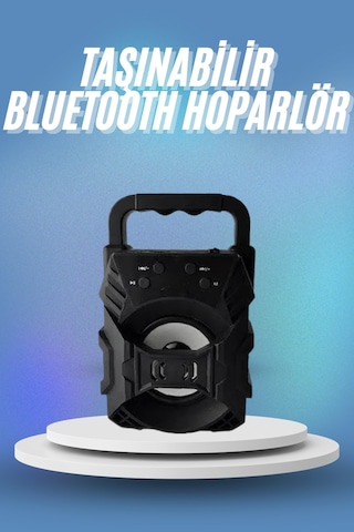 Bluetooth Hoparlör Android Ve Apple Uyumlu iOS Ses Bombası Usb Girişli Taşınabilir