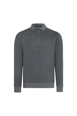 Üçlü Set V4007 Dewberry Erkek Sweatshırt-lacivert-antrasit-gri Lacivert-antrasit-gri