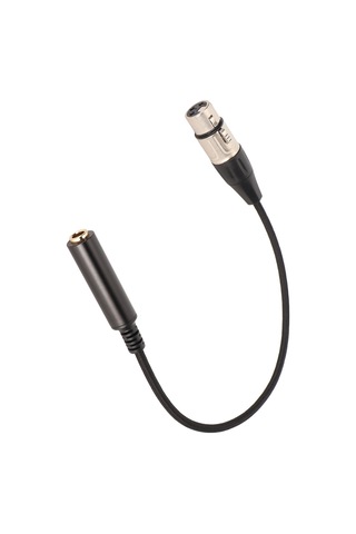 Youtek 6.35mm Dişi Xlr Dişi Adaptör Kablosu - Mikrofon Ve Ses Ekipmanı Bağlantısı İçin Dengeleyici Ve Kararlı Transmisyon
