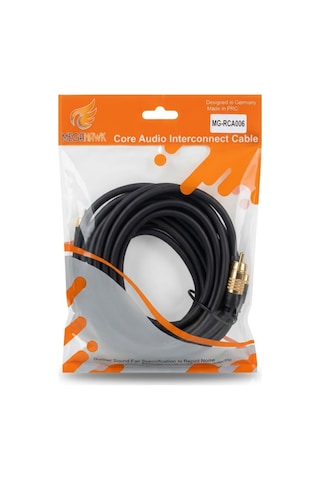 Rca Ses Kablosu 2 Erkek Uçlu Audio Interconnect Kablo Amfi Teyp Bağlantı