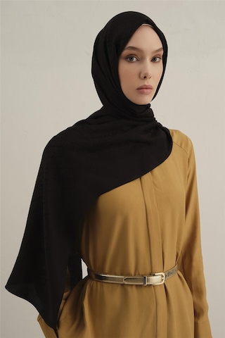 Armine Lyocell Naia Üçgen Monogram Şal 5 - 75 X 200 / Saiyah - 01 Saiyah - 01