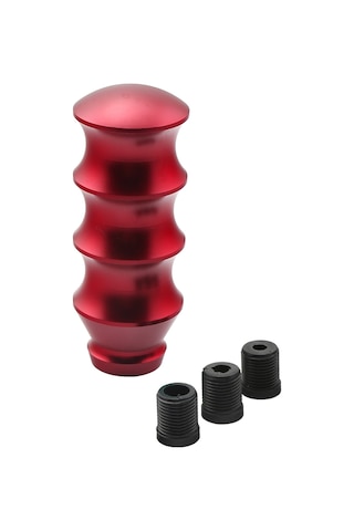 Wezone Alüminyum Vites Topu, 8/10/12mm Adaptörlü, Manuel Ve Otomatik Vitesler İçin, Kırmızı, Evetli Kuru Tutuş, Evetli Yüksek Kalite