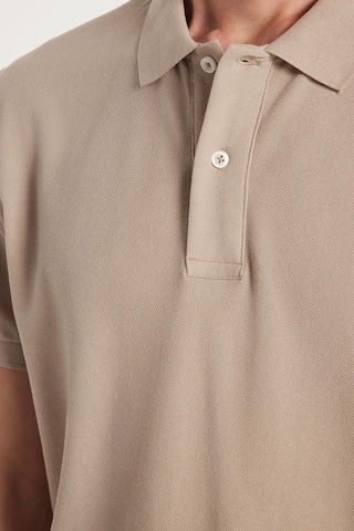 Tudors Erkek Regular Fit Klasik Kesim Pamuklu Yumuşak Dokulu Serin Tutan Kumaş Düz Taş Polo Yaka Tişört-35002 Taş