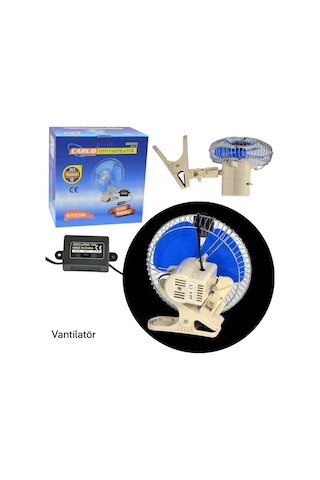 Carub 24V Mandallı 10" Br6400402 Vantilatör 1 Adet