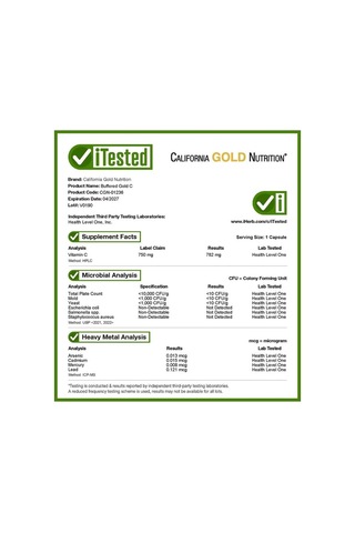 Buffered Gold C 750 Mg 60 Kapsül