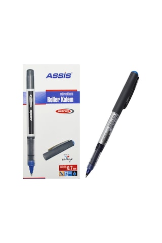Assis 625 Patron Roller Kalem 0.7 MM Mavi 12 Adet