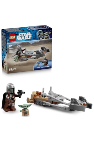 LEGO® Star Wars™ Mandalorian ve Grogu’nun Hız Motoru 75436 - 6 Yaş ve Üzeri için Minifigür İçeren Oyuncak Yapım Seti (58 Parça)