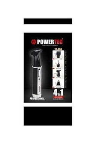 Powertec 4'ün 1 Arada Kaş Burun Kulak Tıraş Makinesi