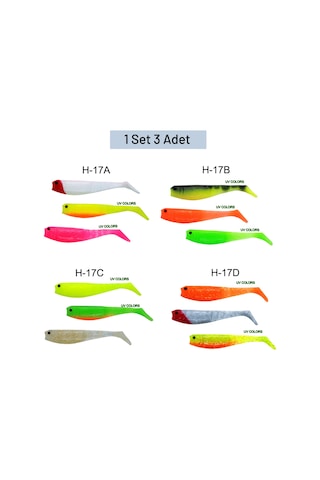 Hergele Sandeel 65mm Silikon Balık 3 Lü Paket Yem Sahte Balık