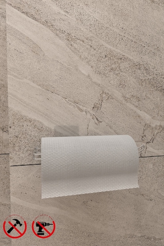 Güçlü Yapışkanlı Modern Tasarım Solo Havluluk- Solo Kağıt Havlu Krom