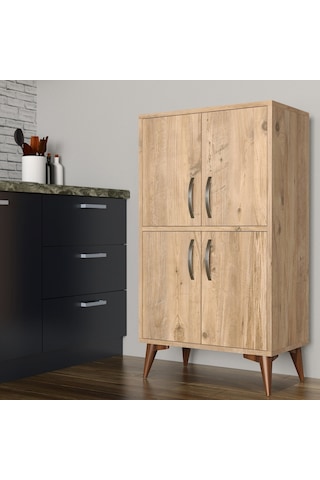 Küçük Boy Çok Amaçlı Dolap Çam - Mdl0202