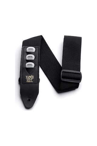 Ernie Ball Pickholder Strap P04039 - Black Gitar Askısı