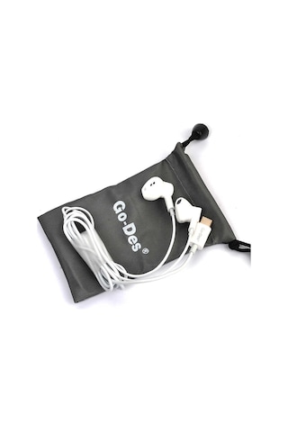 Go Des GD-EP109 Type-C Kablolu Kulak İçi Stereo Kulaklık Mikrofonlu Mıknatıslı - ZORE-257987