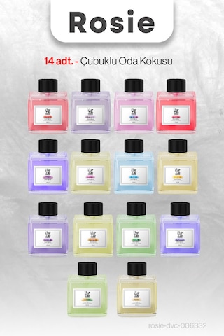 Rosıe Oda Kokuları 14 Çeşit Mega Paket Fresh