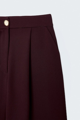 Sateen Lucy Pantolon - Mürdüm-137394