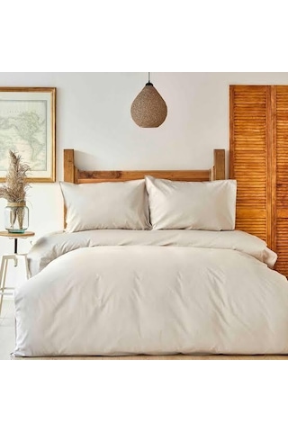 Royam Almira Tek Kişilik İşçi Şantiye Ekonomik Fitted Nevresim Takımı 160 X 240 Bej