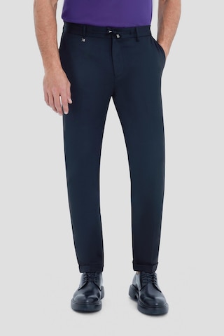 Sabri Özel Erkek Siyah Dar Kesim Slim Fit Dokuma Yan Cep Jogger Pantolon