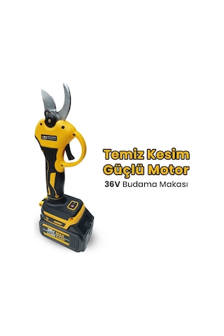 Bn-5 Cordless Tools Ltj-6a 2 Pcs Takım - Şarjlı Budama Makası - Şarjlı Testere - 2m Teleskopik Uzatma Aparatı